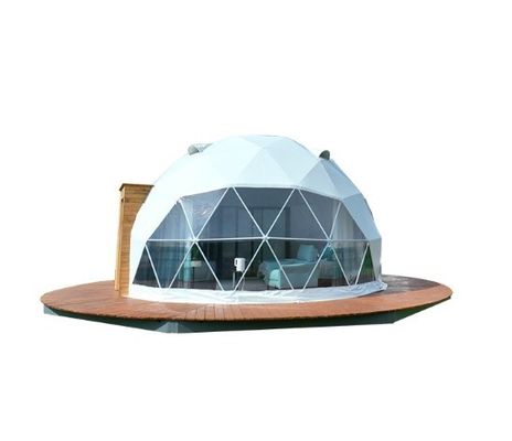 Φάρμα εξωτερικά στρογγυλή σκηνή Glamping Dome με εξατομικευμένο χρώμα