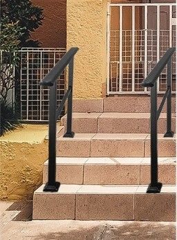 Απλό σχεδιασμό Ατσάλινη ράβδος σκάλας για τοποθέτηση τοίχου σε σύγχρονα διαμερίσματα