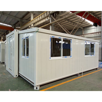 Εξωτερικό Flat Pack Container Προσυσκευασμένο σπίτι Ελαφρύ χάλυβα σάντουιτς Panel Μονουλογικό σπίτι