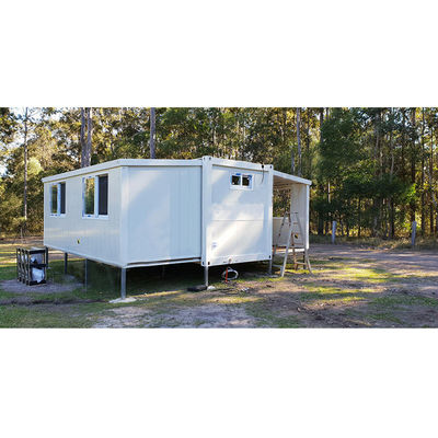 Εξωτερικό Flat Pack Container Προσυσκευασμένο σπίτι Ελαφρύ χάλυβα σάντουιτς Panel Μονουλογικό σπίτι