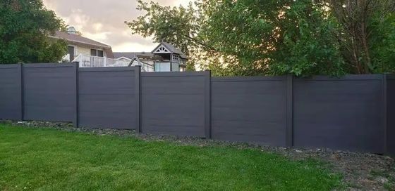 Τοποθετημένο στο πάτωμα 2024 Design UV-proof Wood Plastic Composite Fence Board για εξωτερικούς χώρους