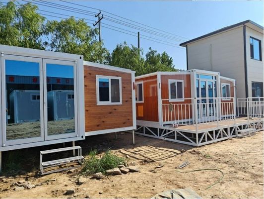 20ft Prefab House Container Camping Επεκτάσιμο Container House με κινέζικο στυλ σχεδιασμού