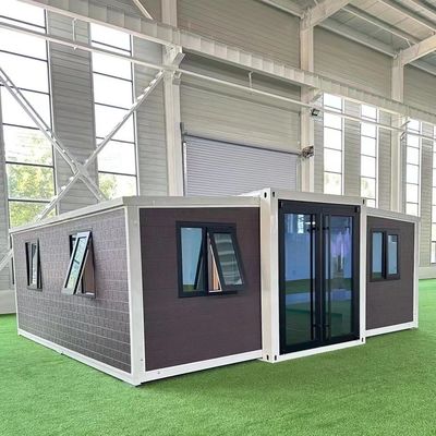 Χάλυβα δομή πολυτελή 2 υπνοδωμάτια Prefab δοχείο σπίτι για γραφείο και κοιτώνα