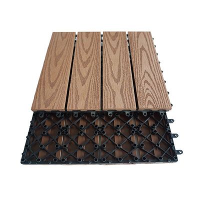 Υψηλή αντοχή εξωτερικά DIY ξύλινα πλαστικά δάπεδα για σύγχρονα έργα πίσω από την αυλή