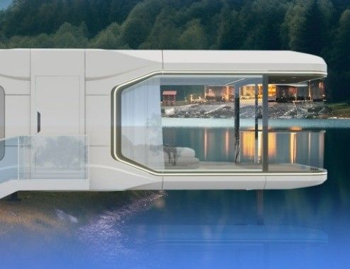 Ξενοδοχείο μοντέρνο Capsule House Luxury Container Home Sleep Pod Εξωτερικό Κινητό Μικρό Σπίτι