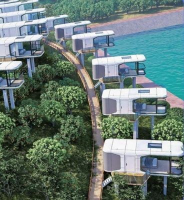 Ξενοδοχείο μοντέρνο Capsule House Luxury Container Home Sleep Pod Εξωτερικό Κινητό Μικρό Σπίτι
