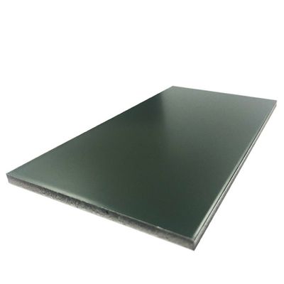 1220X2440MM Ελαφριά πλάκα επένδυσης αλουμινίου για την προστασία από πυρκαγιά σε βούρτσισμένο φινίρισμα