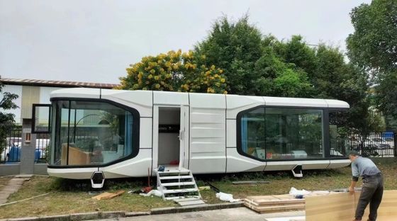 Κατασκευασμένο Εμπορικό Διαστημικό Καψούλι Προσχηματισμένο Σπίτι με Ποστμοντέρνο Στυλ Σχεδιασμού