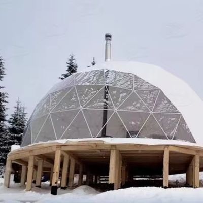 Φάρμα εξωτερικά στρογγυλή σκηνή Glamping Dome με εξατομικευμένο χρώμα