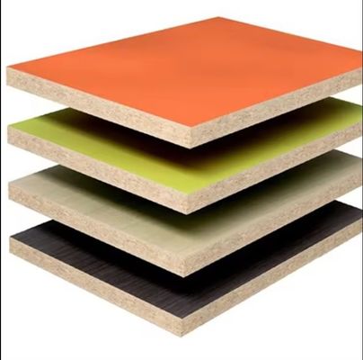 1220x2440mm Λευκό στρωμένο μη μεταλλικό μελαμίνη MDF πλακέτο για έπιπλα διαμερίσματος